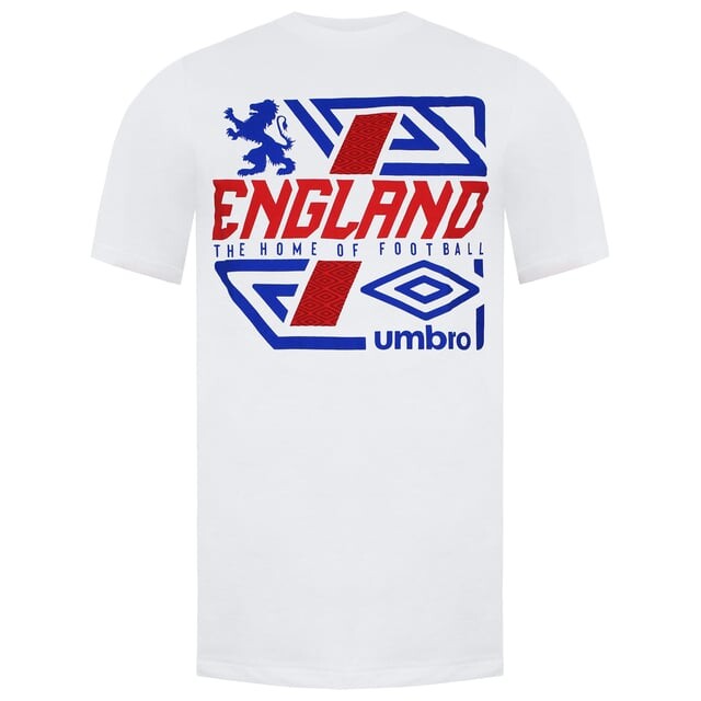 

Мужская белая футболка England Diamond Lion Umbro, белый