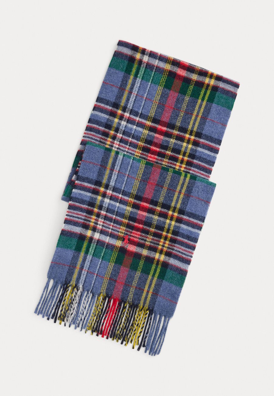 

Шарф Polo Ralph Lauren TARTAN FRINGE WOOL SCARF, Blue/Multi/Dark Blue