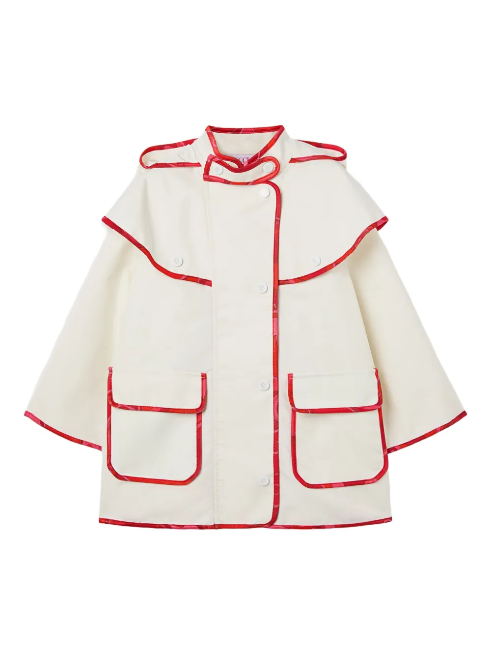 

Жакет с контрастной отделкой Pucci Junior, белый