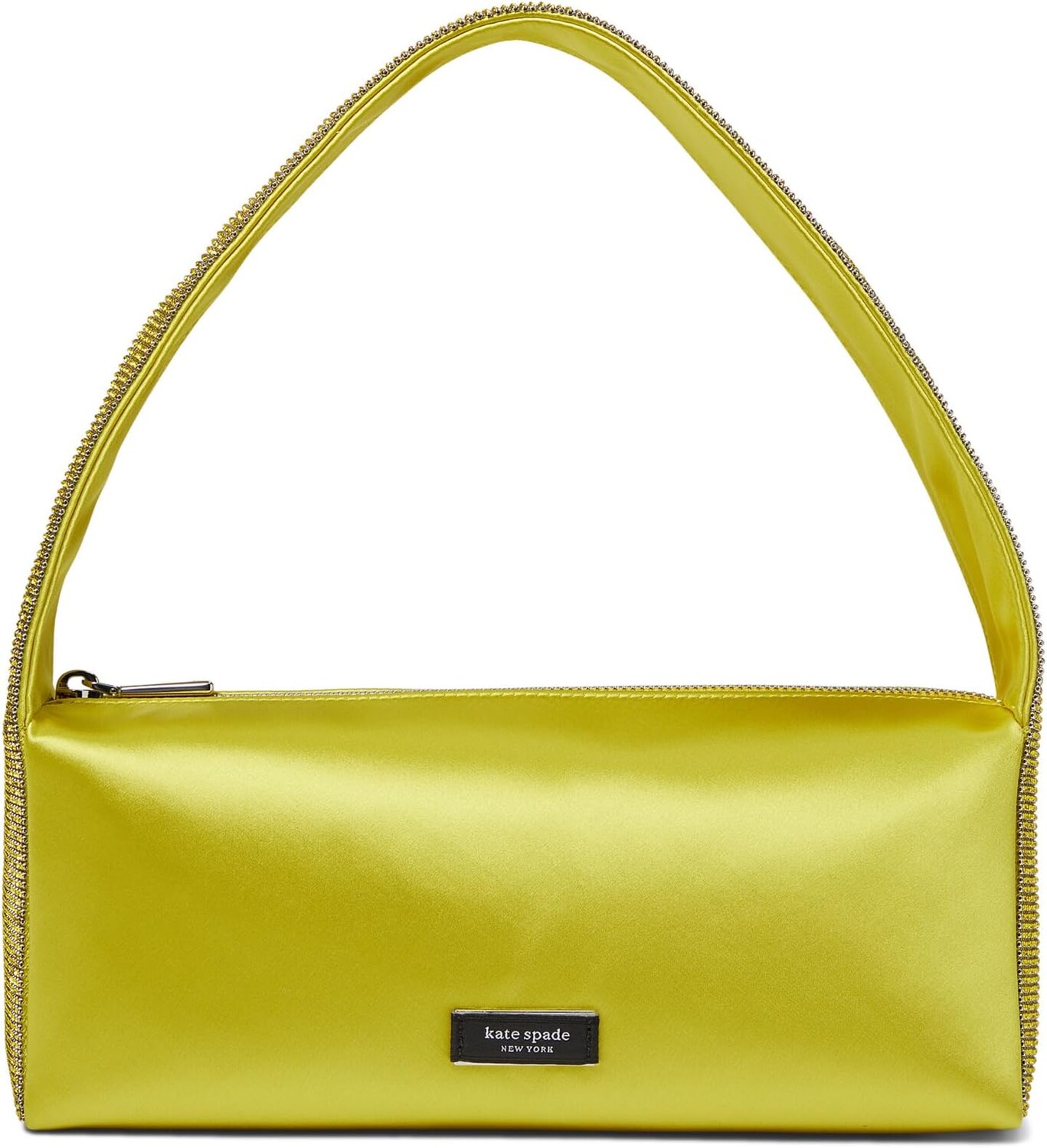 

Сумка на плечо Afterparty из атласа и кристаллов, украшенная кристаллами Kate Spade New York, цвет Chartreuse Multi