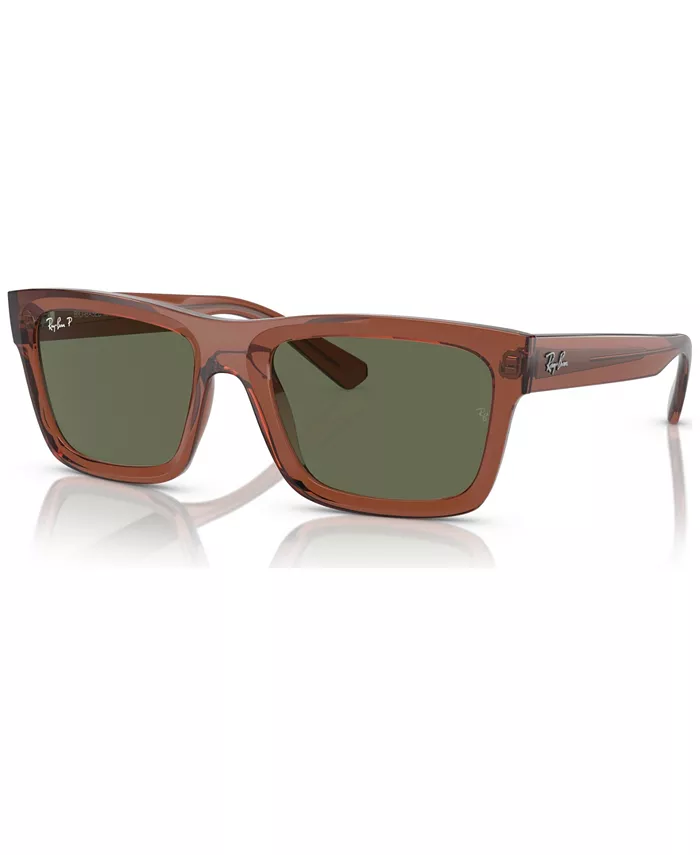 

Унисекс поляризованные солнцезащитные очки, Warren Ray-Ban, коричневый