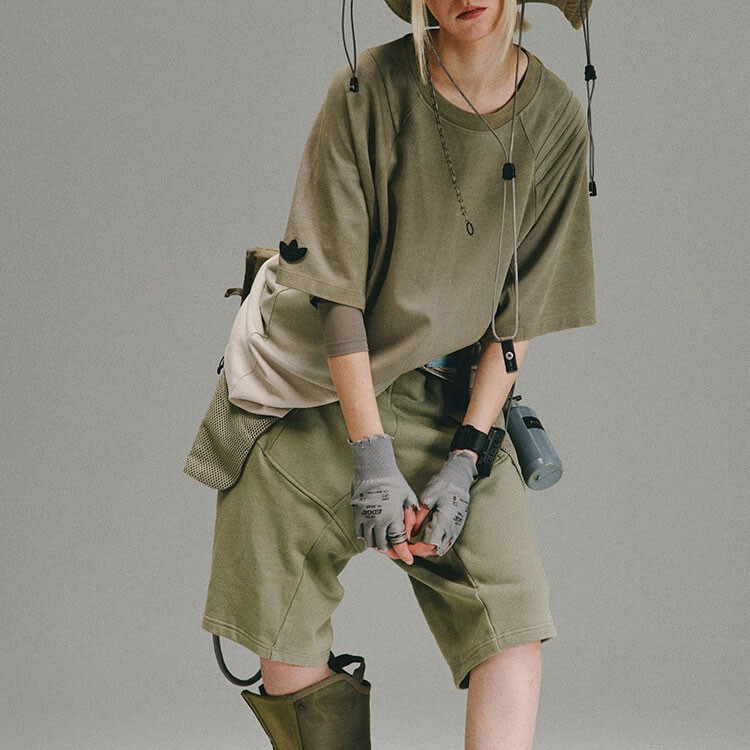X HAMCUS SS23 Футболка с градиентом, слюдяно-розовая Adidas Originals, розовый — фото 4