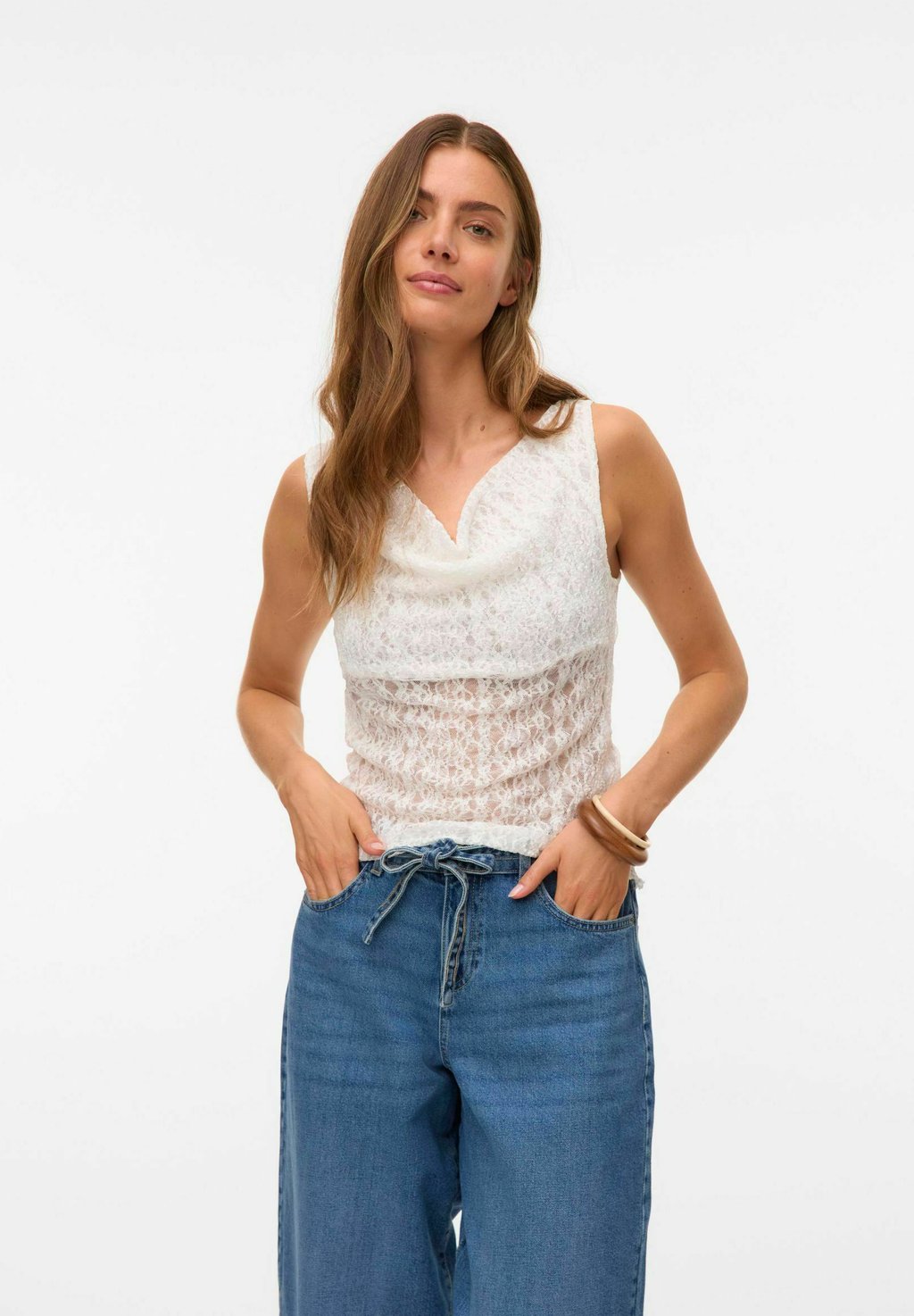 

Блуза VMTINNA Vero Moda, белый