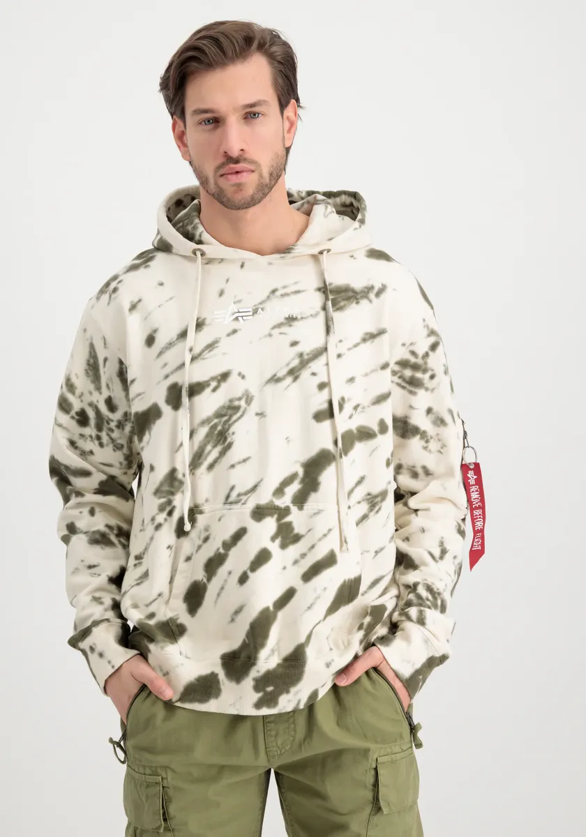 

Толстовка Alpha Industries " Alpha Industries Мужчины - Толстовки Tie Dye Hoody", оливковый