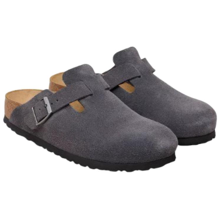 Birkenstock Бостонские туфли Unisex серые Regular Loose Fit — фото 4