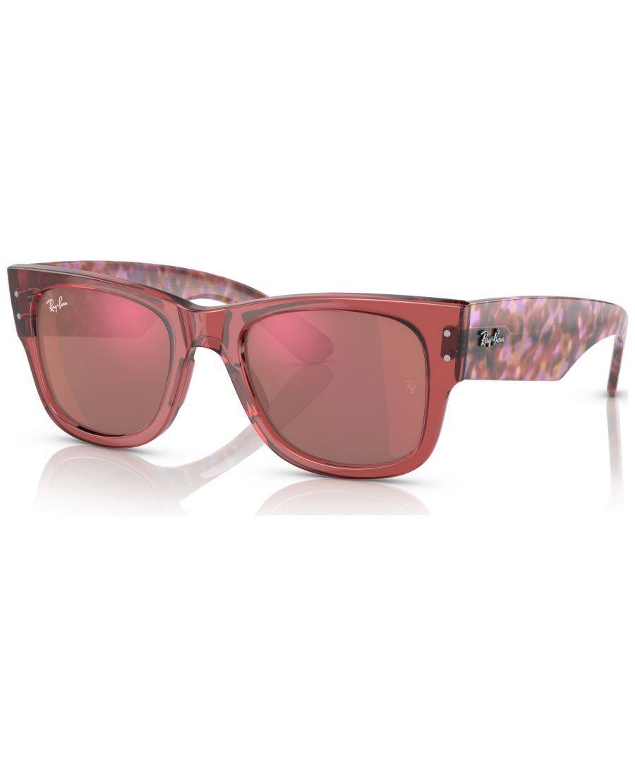 

Солнцезащитные очки Mega Wayfarer 51 унисекс Ray-Ban, Transparent Pink