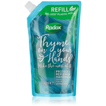 

Radox Жидкое мыло Thyme On Your Hands - 500 мл, антибактериальное