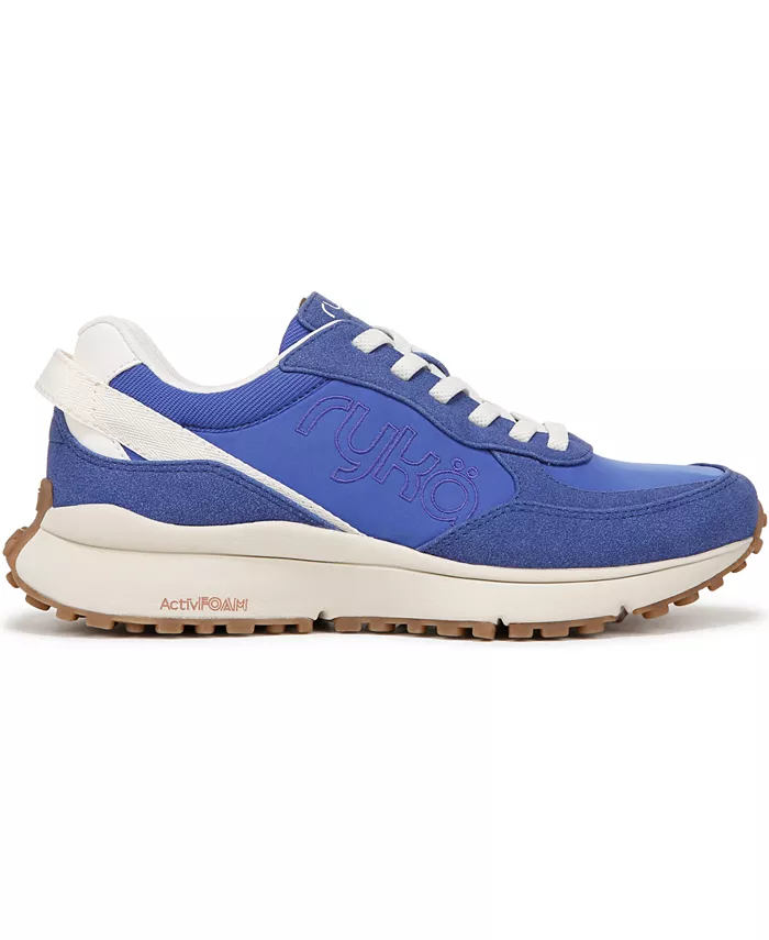 Женские кроссовки Jog On Slip On на шнурках-резинках Ryka, синий — фото 2