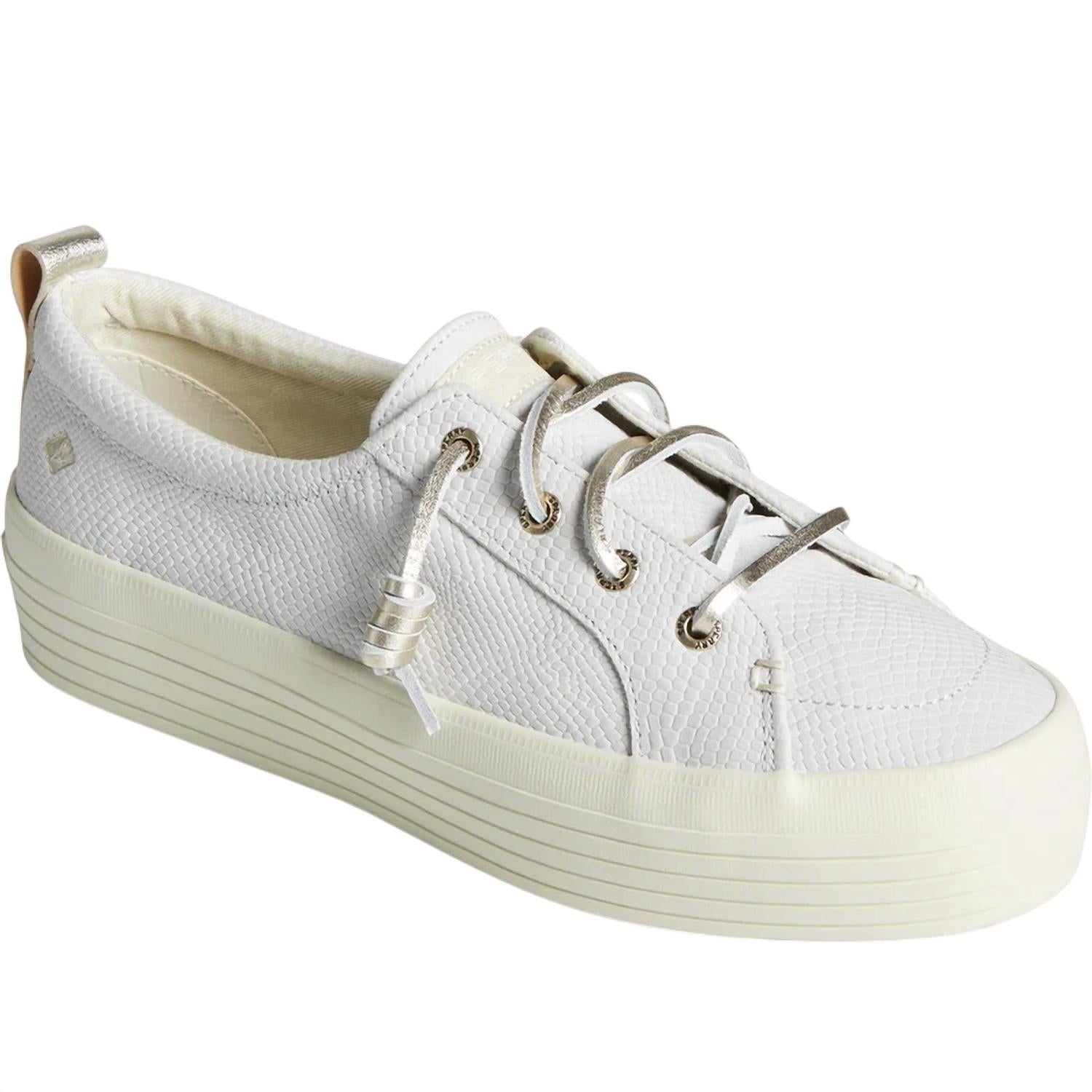 Женские кроссовки Crest Vibe Platform Sneaker в цвете Snake White Sperry — фото 2
