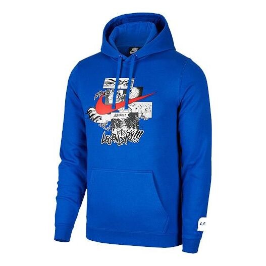 

Толстовка Men's Nike x LPL Crossover League Hooded Long Sleeves Blue, синий