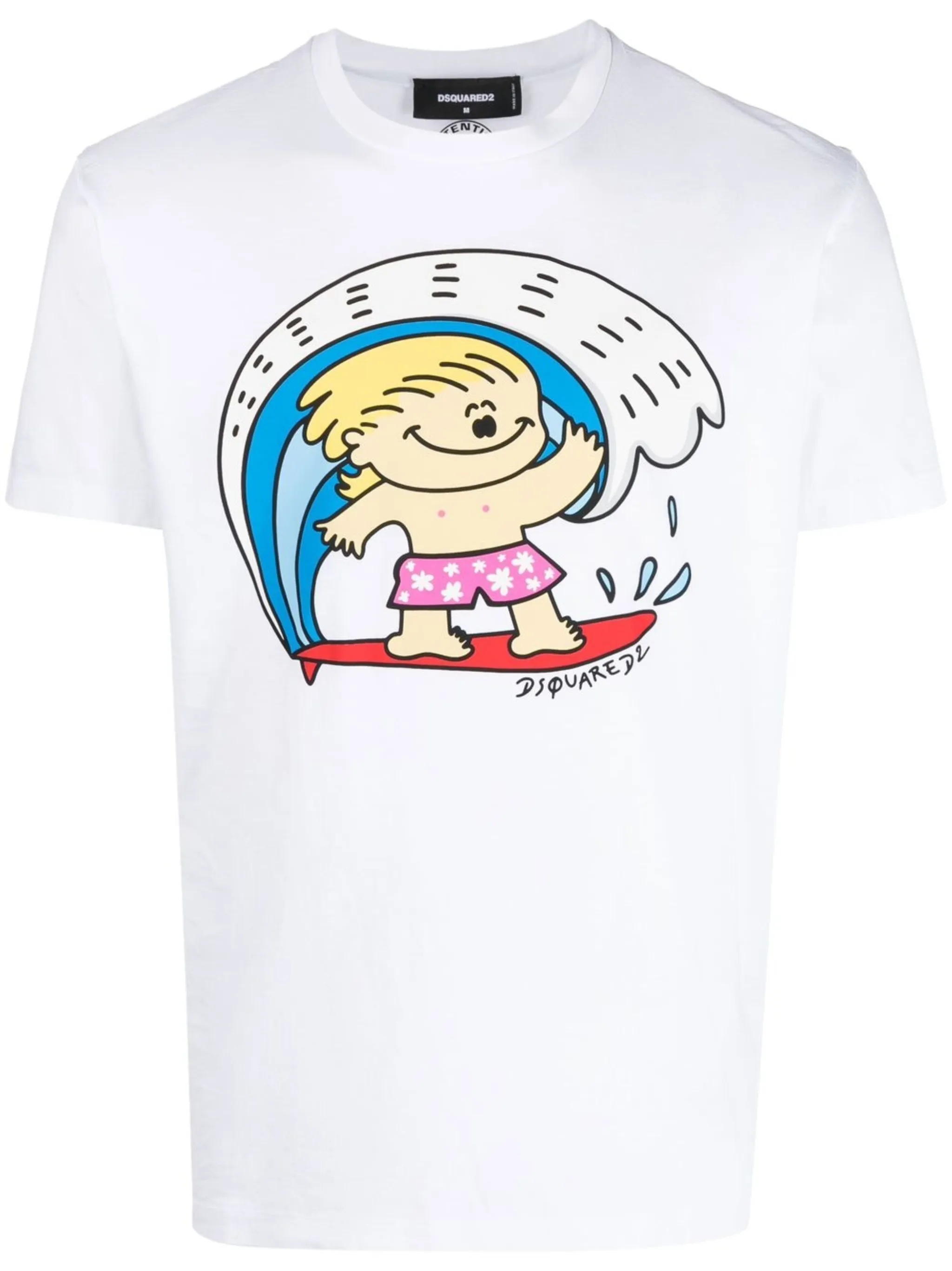 

Футболка с логотипом Dsquared2, белый