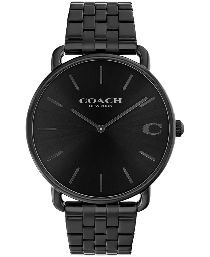

Мужские часы Elliot Ionic с черным браслетом из нержавеющей стали, 43mm Coach
