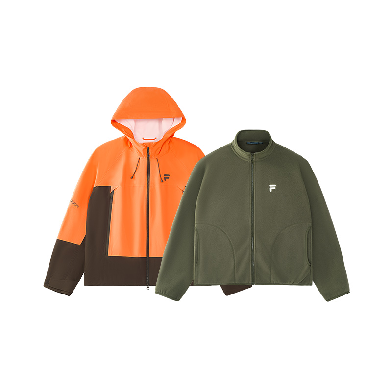 

FILA FUSION Куртка унисекс оранжевая, Ludian Orange