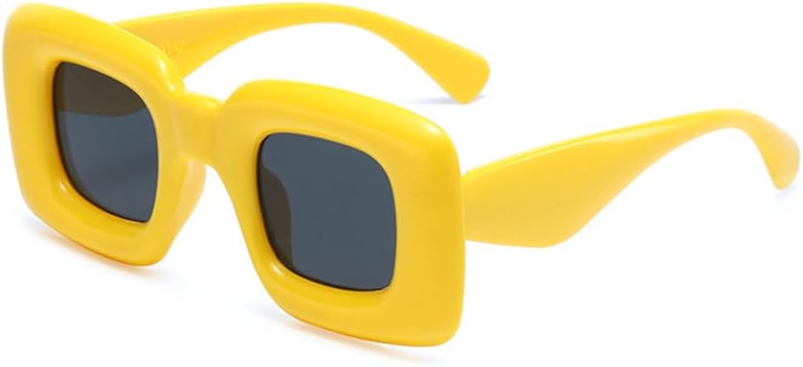 

Солнцезащитные очки в толстой оправе для вечеринок, модные солнцезащитные очки с оригинальной оправой, конфетные цвета, женские и мужские солнцезащитные очки TYUVIVO, Ss08-c5