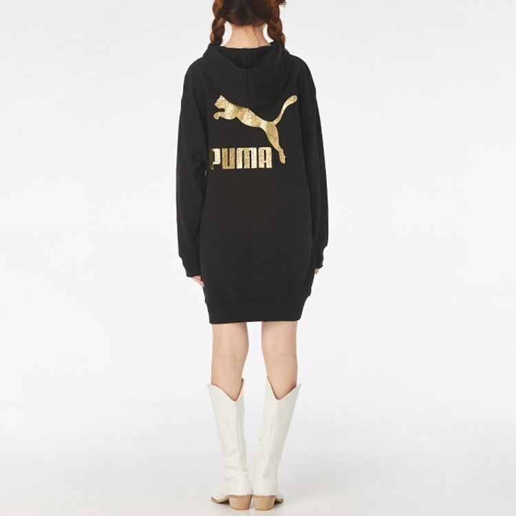 Женское платье с длинными рукавами Puma, цвет Black — фото 3