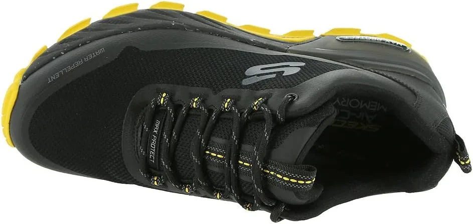 Мужские кроссовки Skechers Max Protect Liberated на шнуровке, модель Oxford, черный — фото 3