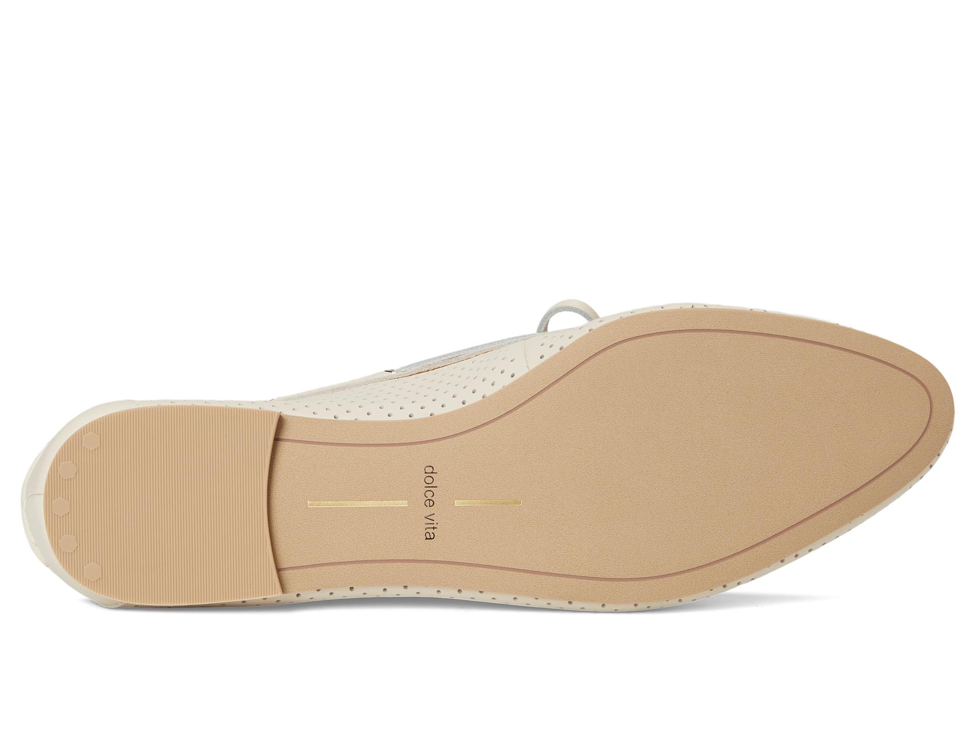 Лоферы Dolce Vita Lakin, цвет Ivory Perforated Leather — фото 3