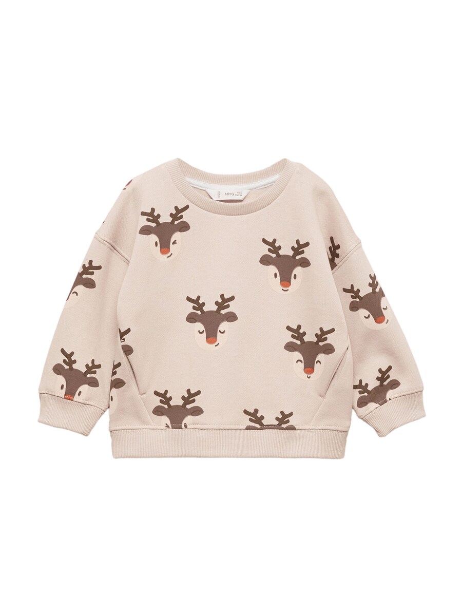 

Толстовка MANGO KIDS RENOAOP, цвет Beige/Cream