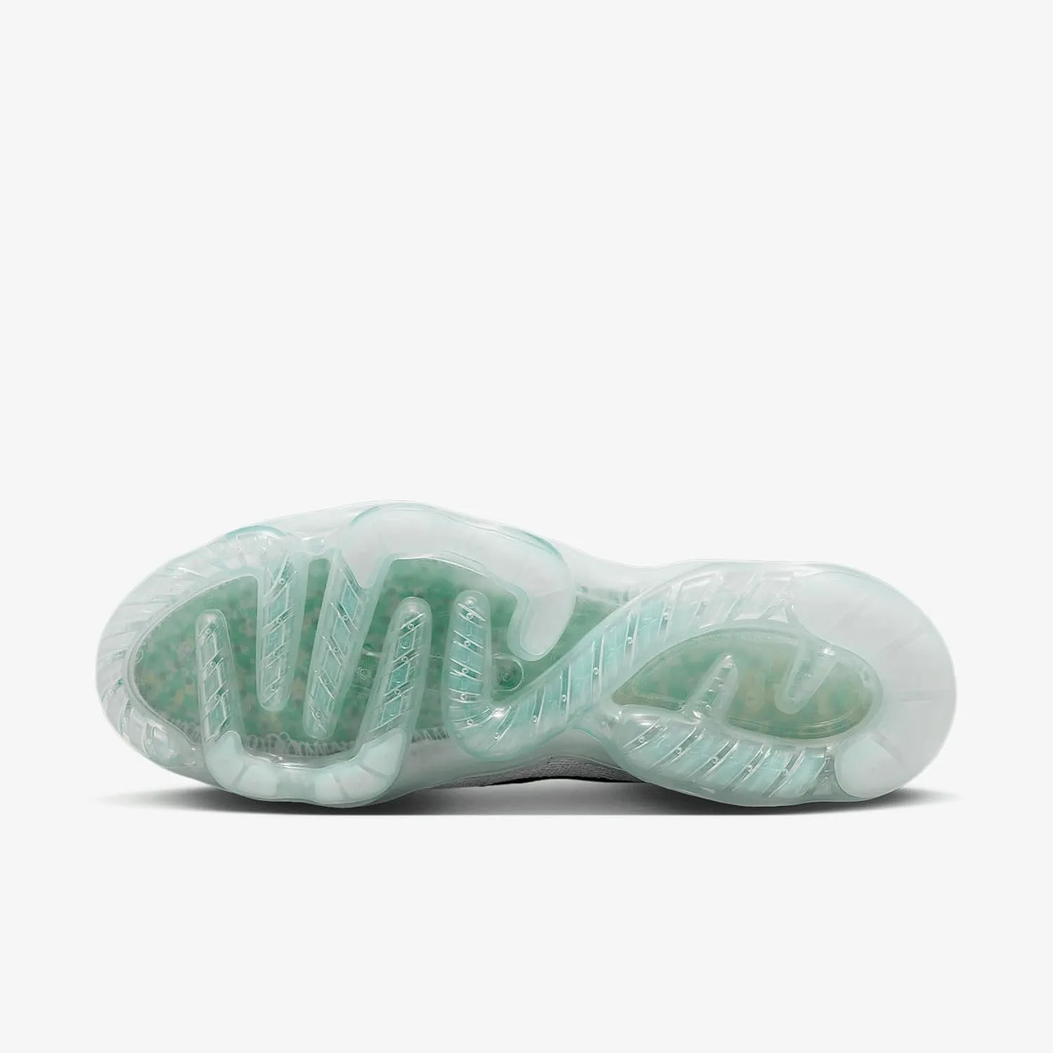 Мужские кроссовки Nike Air Vapormax 2023 Flyknit, белый/платиновый/черный — фото 3