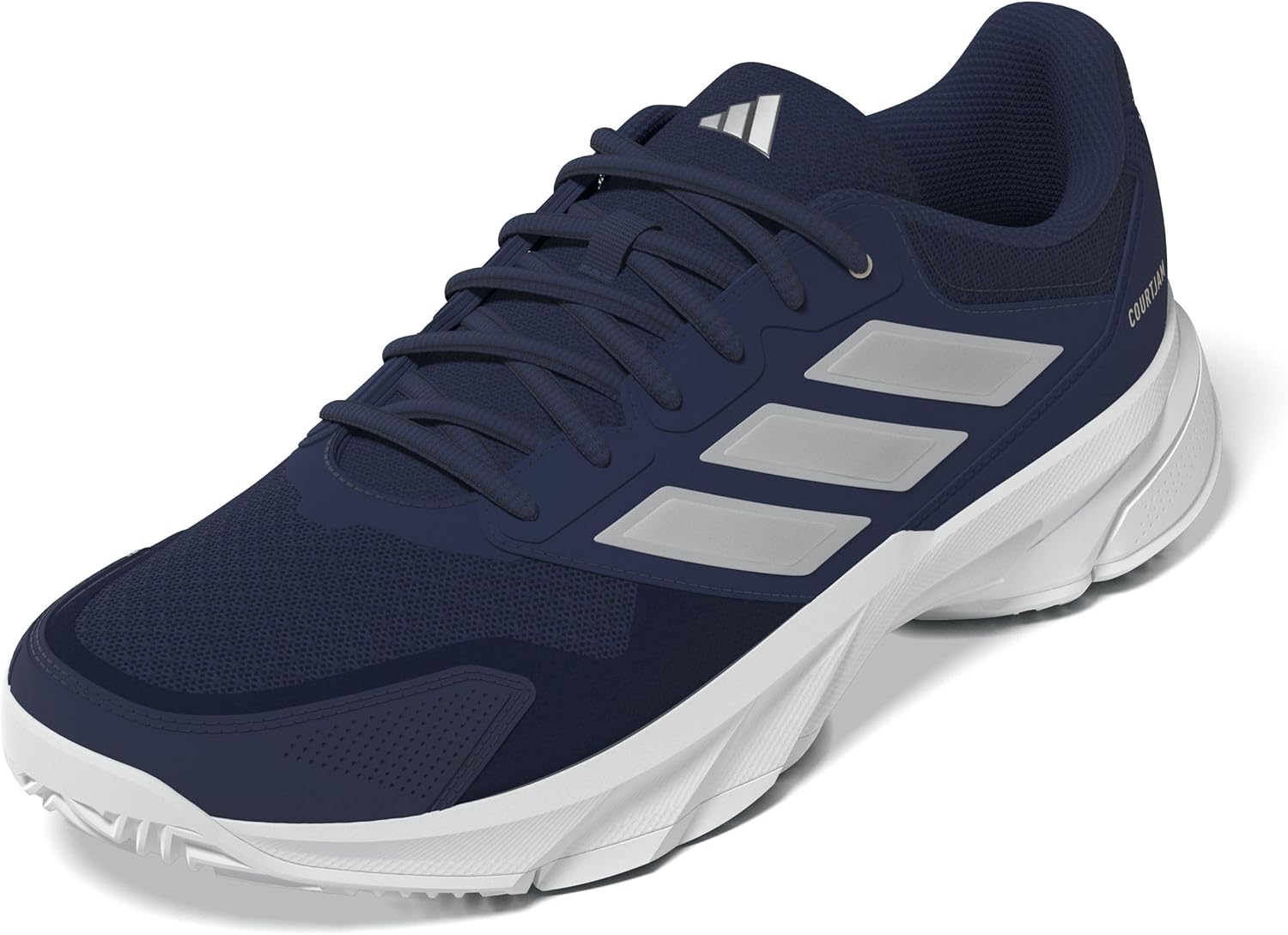 Мужские теннисные кроссовки Adidas Courtjam Control 3, белый/синий/темно-синий