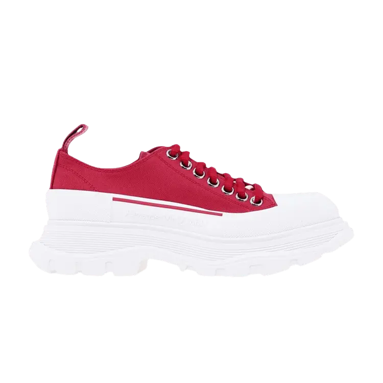 Кроссовки Alexander McQueen Alexander McQueen Wmns Tread Slick Lace Up 'Red White', красный