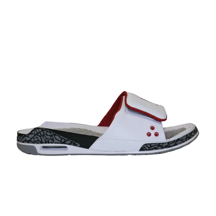 

Кроссовки Air Jordan 3 Slide 'White Cement' 2011, белый, Белый;серый, Кроссовки Air Jordan 3 Slide 'White Cement' 2011, белый