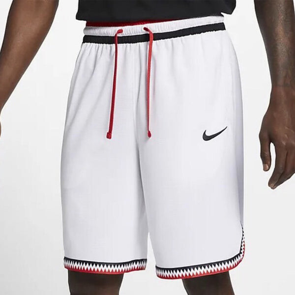 Шорты contrasting colors side sports basketball loose shorts white Nike, белый — фото 2