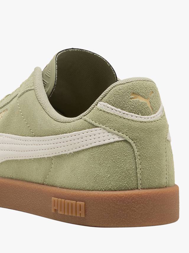 Club II Era замшевые шнурованные кроссовки PUMA, Green/Multi — фото 3