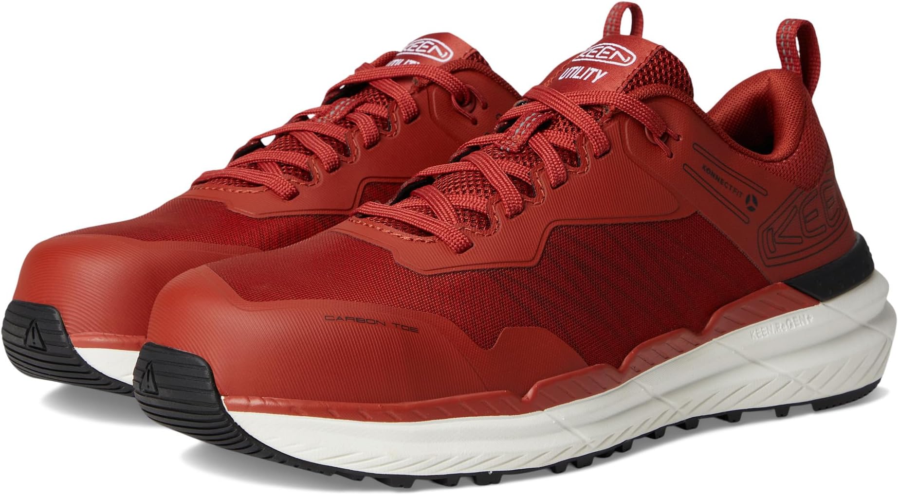 

Кроссовки KEEN Utility Men's Speedworks Work Sneakers, Red Ochre/Black