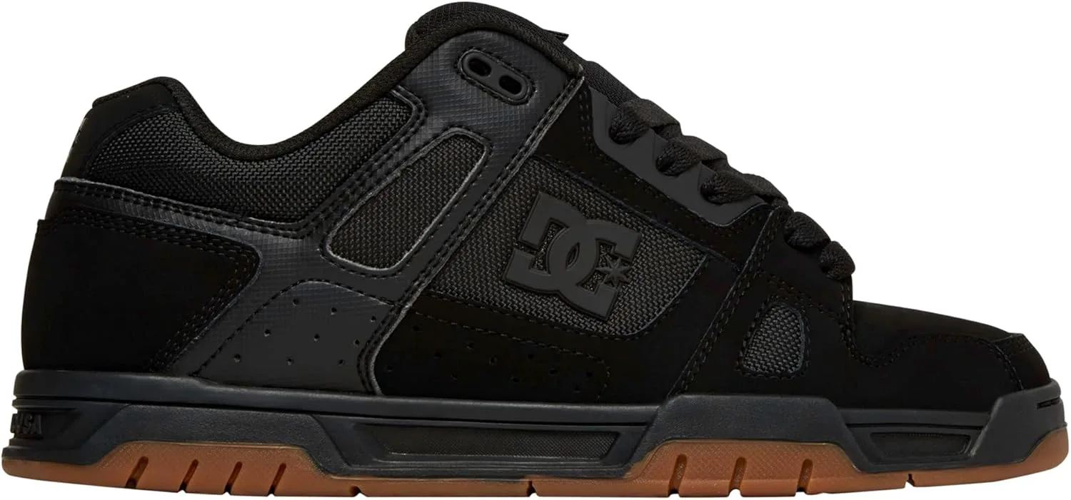 Мужские кеды DC Stag низкие для скейта DC Shoes, черный — фото 3