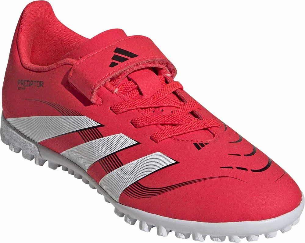 Детские футбольные бутсы Adidas Predator Club TF, красный, размер 19.0cm - 30 RU