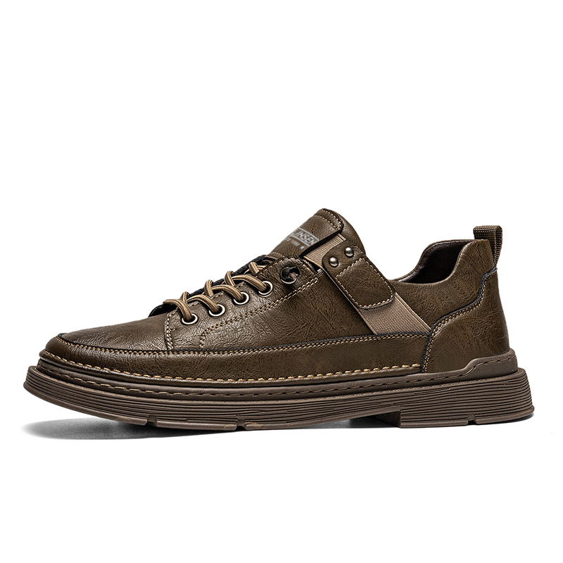 

Mulinsen Мужские низкие кеды повседневные хаки, цвет Khaki