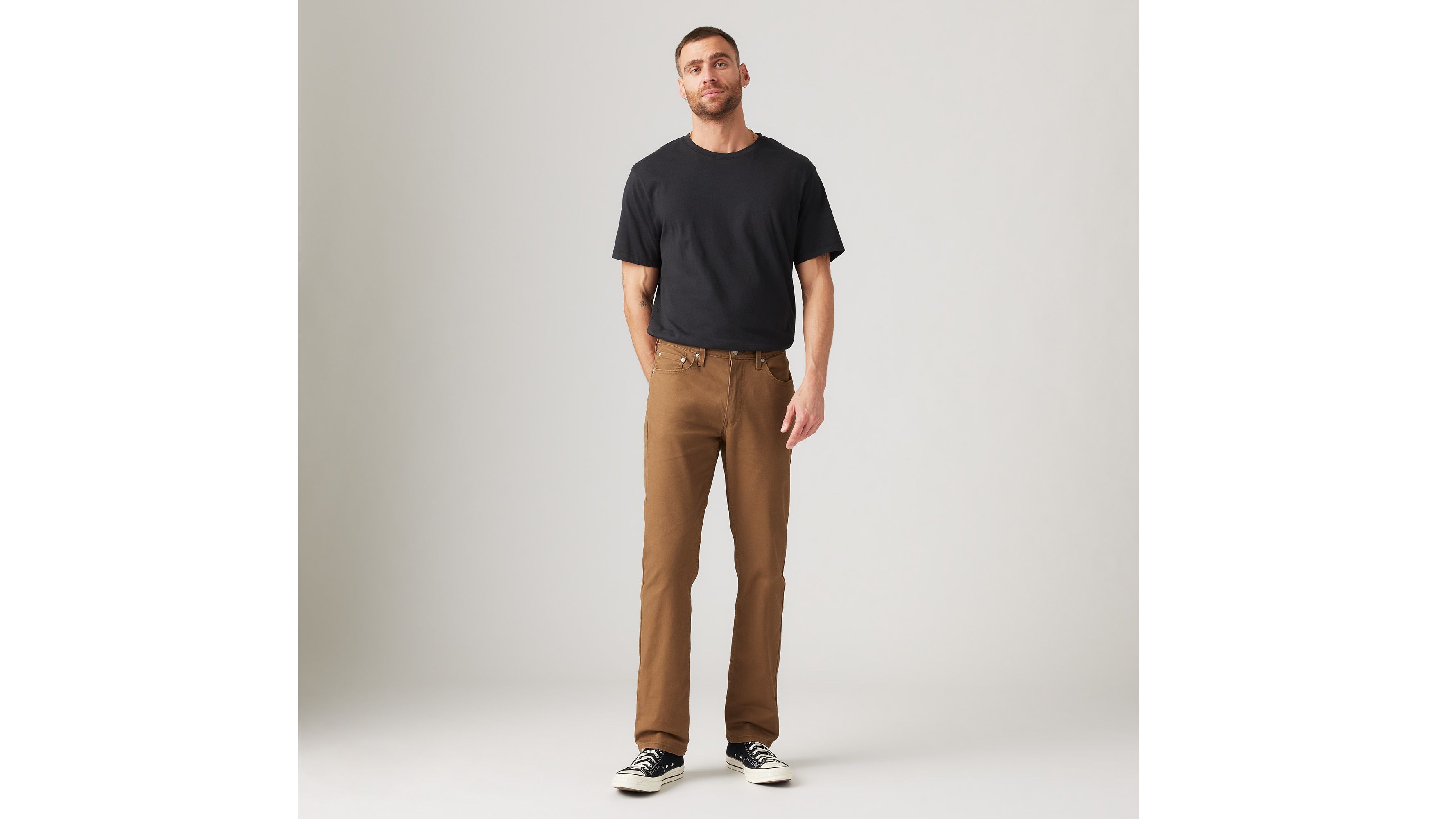 

514 Прямые мужские джинсы Levi's, цвет Karla Brown - Brown - Stretch