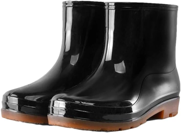 

Женские и мужские низкие и высокие резиновые сапоги с трубкой, водонепроницаемые рыбацкие сапоги, парные, противоскользящие водные обувь, для улицы, садовые и резиновые сапоги Generic, 557 Low