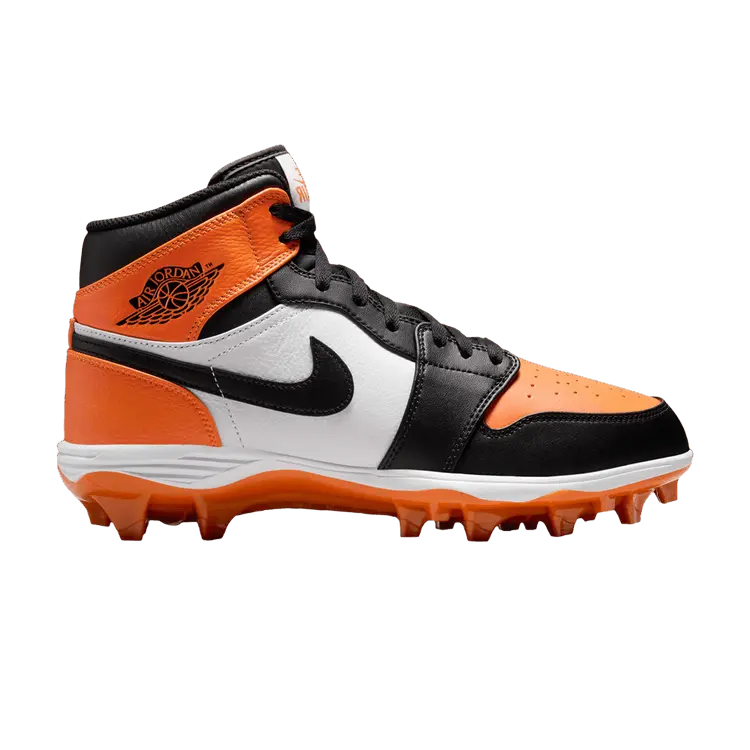 

Бутсы Air Jordan Jordan 1 Mid TD Cleat 'Shattered Backboard', оранжевый