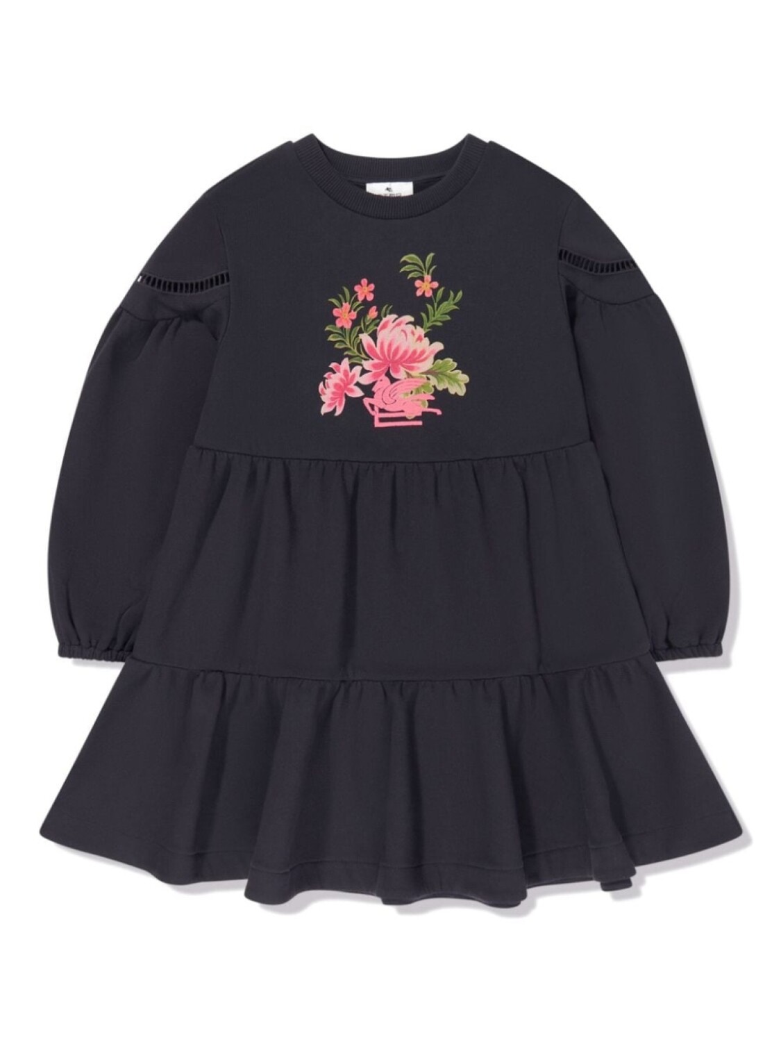 

ETRO KIDS платье с цветочным принтом, синий