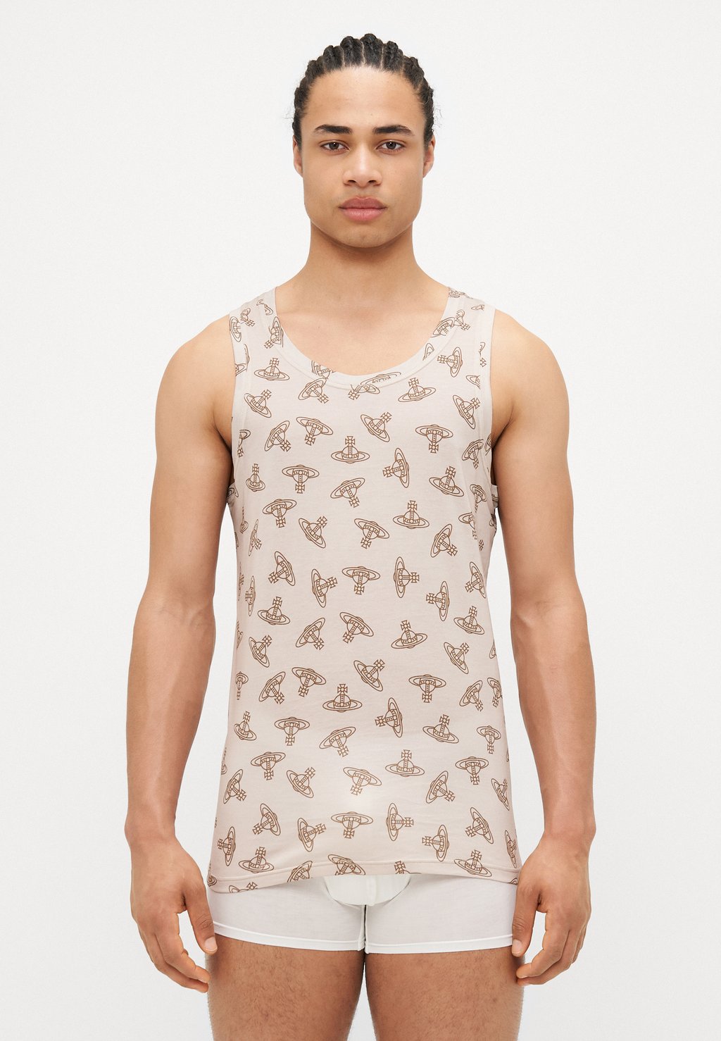 

Нижняя футболка ANGLO ORB PRINT VEST Vivienne Westwood, бежевый