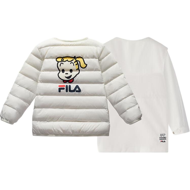 FILA KIDS Юантяньчжи, Ляньминкуан Casual Спортивная одежда Cloud White для детей 3-7 лет — фото 3