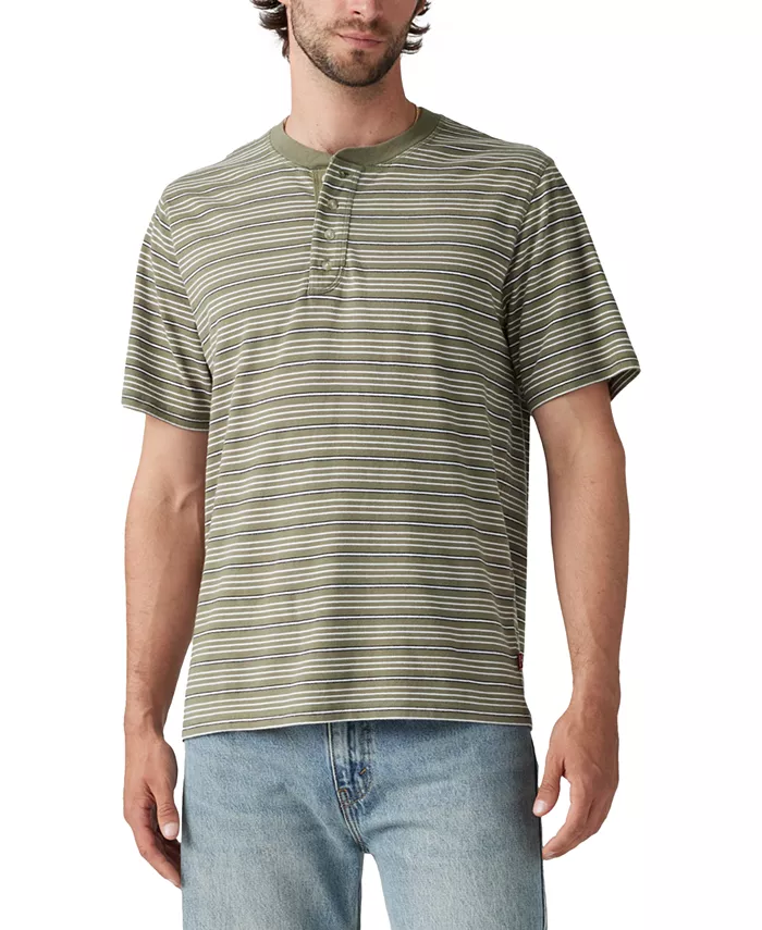 

Levi's Мужская Классическая Футболка Henley, мультиколор
