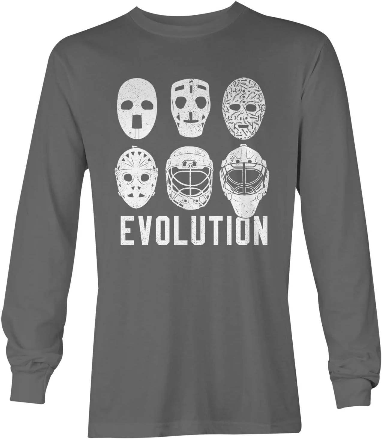 

Футболка с длинным рукавом Evolution of Goalie Masks Haase Unlimited