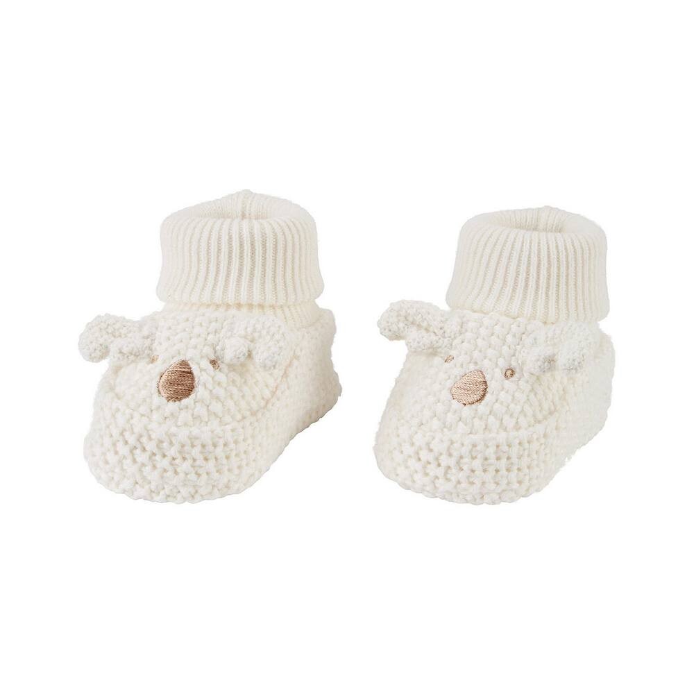 

Вязаные пинетки крючком Baby Carter's Koala, белый