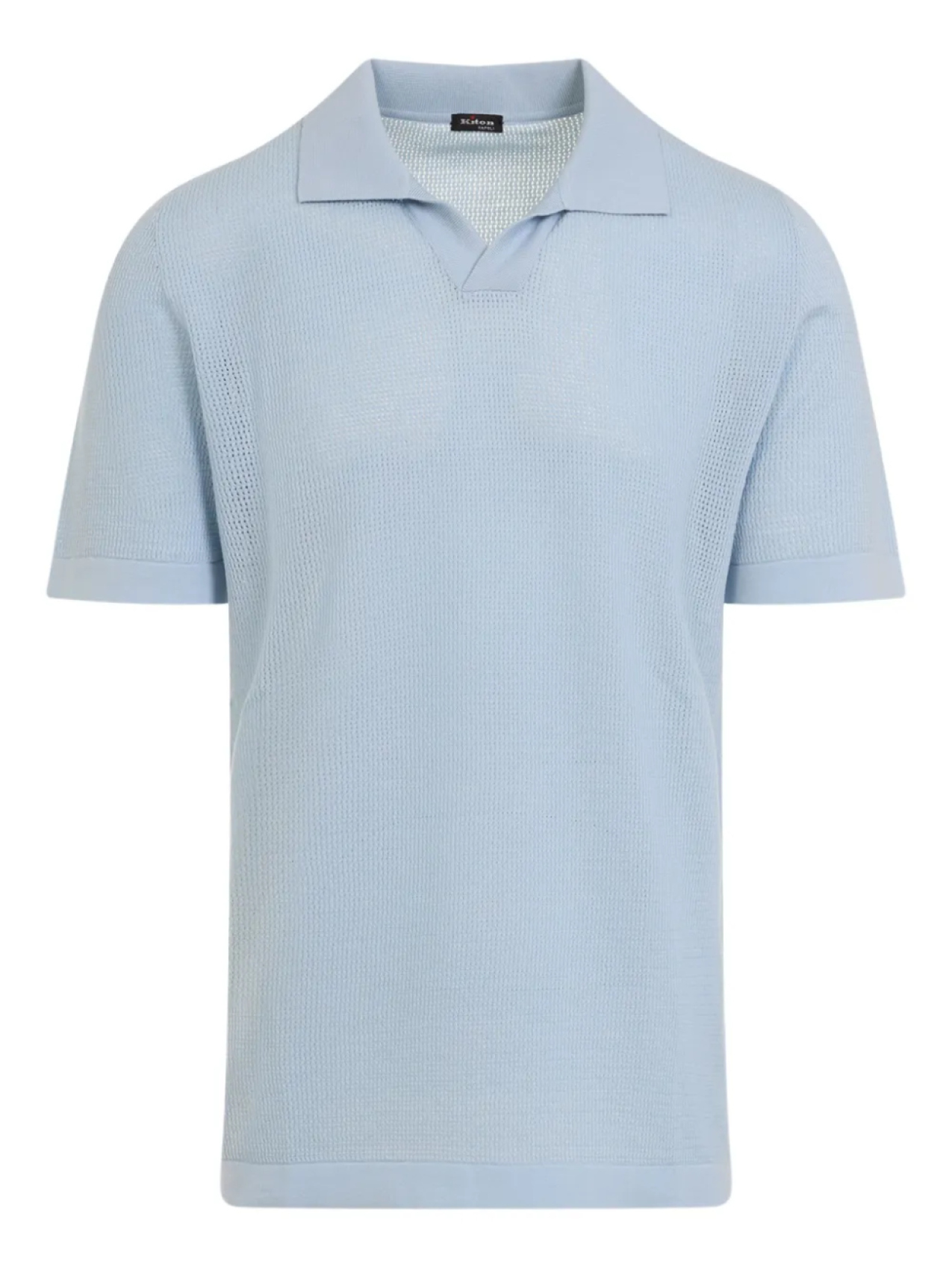 

Футболка из хлопка Kiton, синий