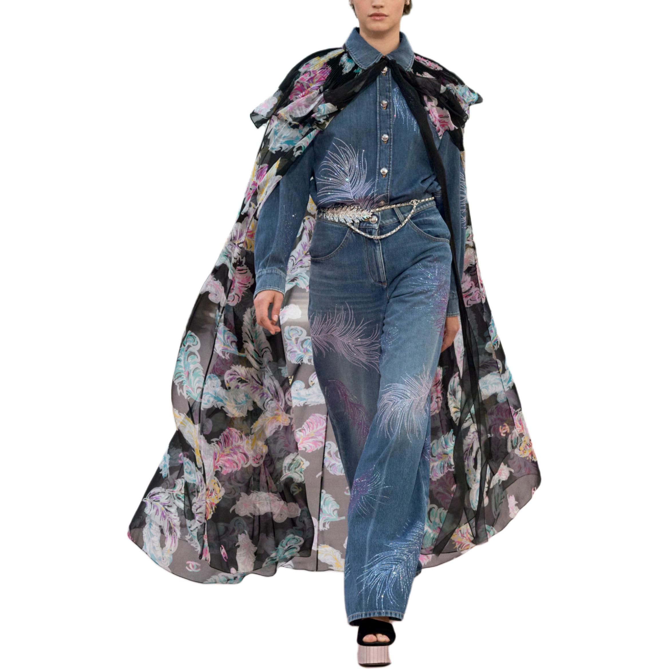 

CHANEL Синяя женская блузка