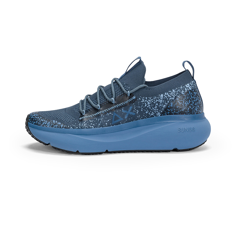 

Мужские повседневные низкие кроссовки Mesh Breathable SUN68, z35127-07 темно-синий