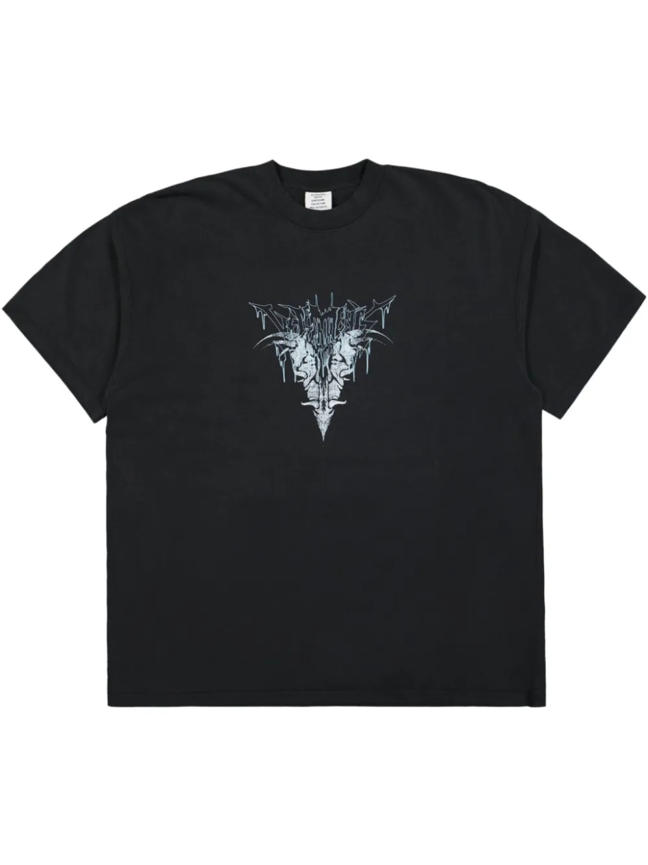 

Футболка VETEMENTS Bone V, черный