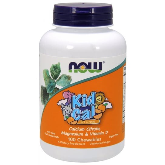 

Фруктовые пастилки Now Foods, Kid Cal с витамином A, D, магнием и кальцием