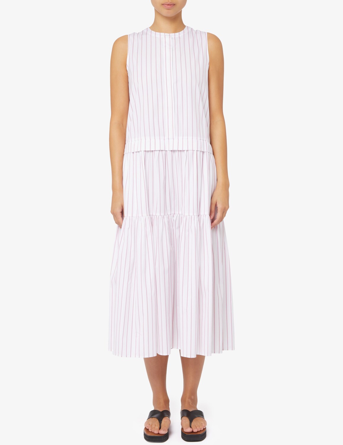 

Платье Megaton из хлопка Max Mara Leisure, розовый