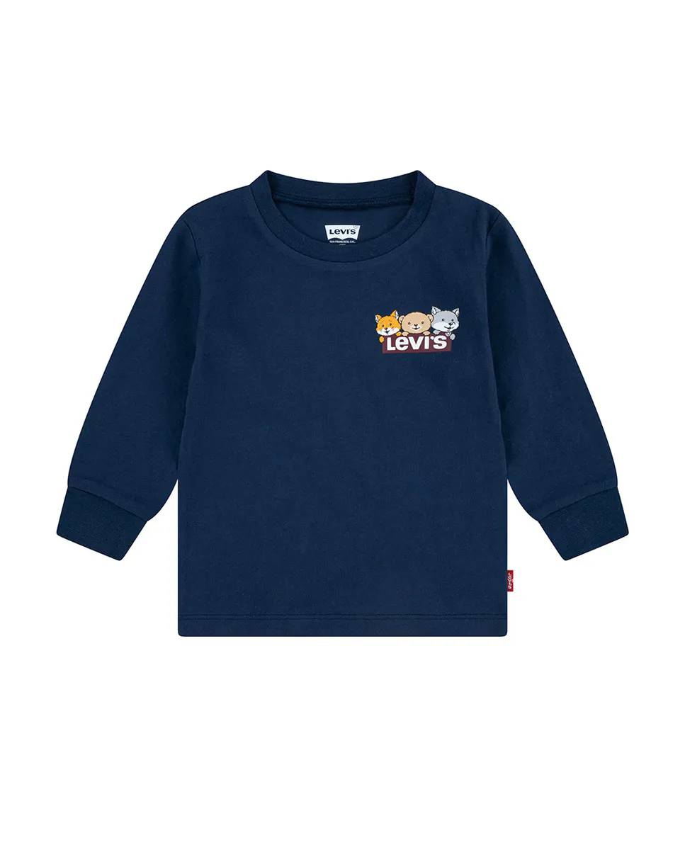 

Футболка с длинными рукавами Baby Boy Hiking Icons Levi's, синий