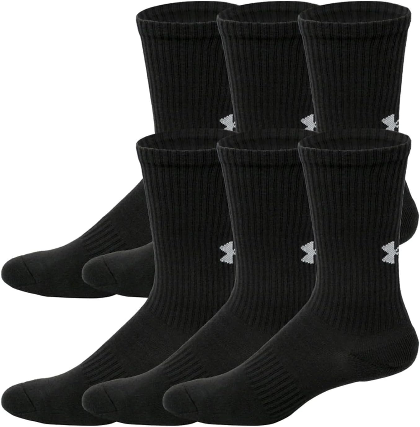 

Under Armour UA Cotton мужские носки-гольфы, 6 пар, Black
