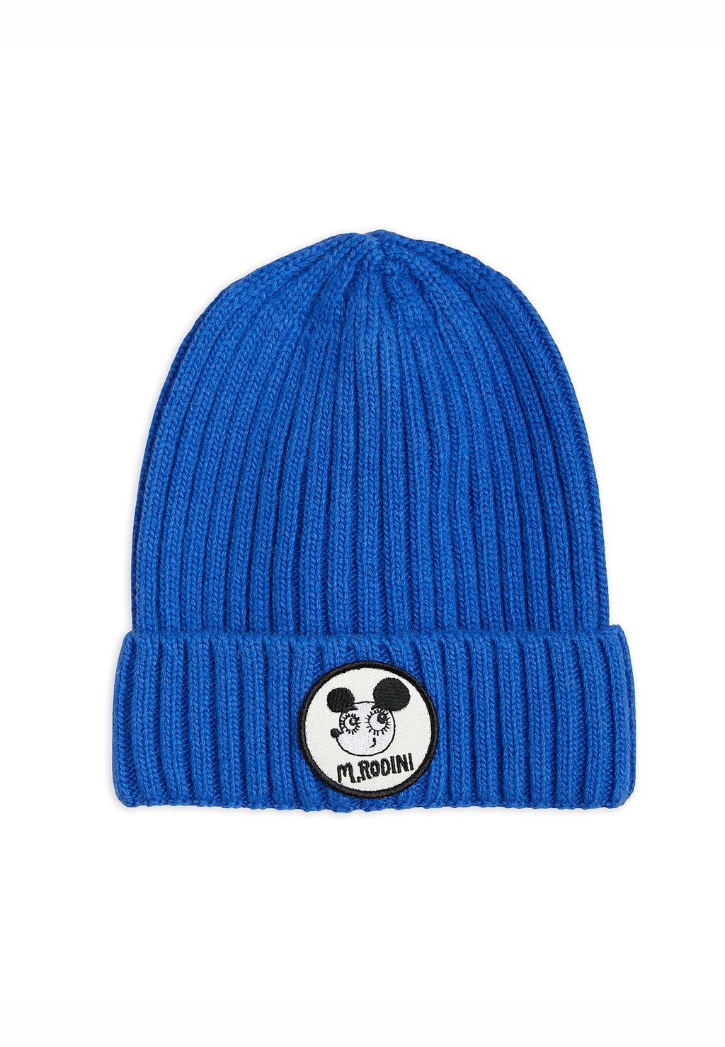 

Шапка Knitted Soft Beanie Unisex Mini Rodini, синий